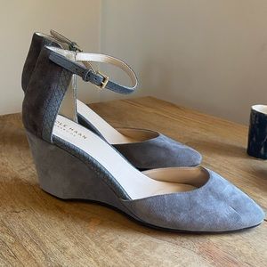 Cole Haan Suede Wedge Pump